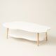Table basse Design en bois - Ondra – Blanc