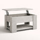 Table basse Relevable de salon - Cort – Gris béton / L101cm / H52cm / L49cm