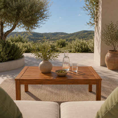 Table basse extérieure en bois - Novera