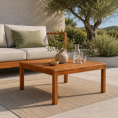Table basse extérieure en bois - Novera