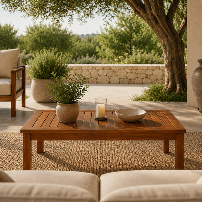Table basse extérieure en bois - Novera