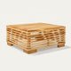 Table basse extérieure en bois - Lattis – Table basse seule / Bois