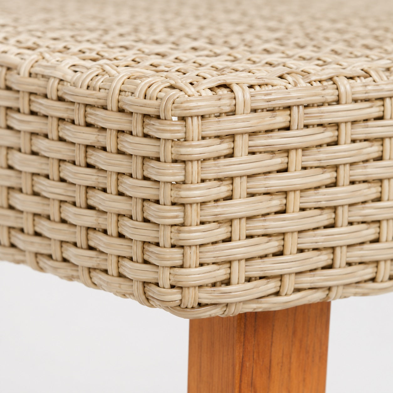 Table basse extérieure tressée - Oréa
