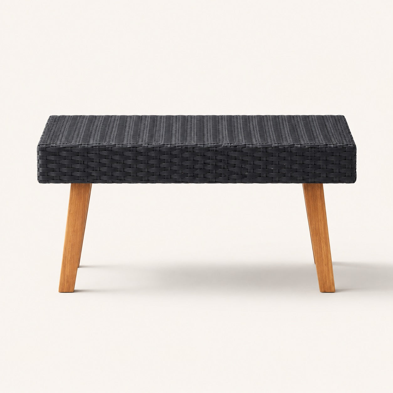 Table basse extérieure tressée - Oréa