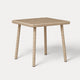 Table basse extérieure tressée - Virel – Beige / L40m / H37cm / L40cm