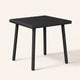 Table basse extérieure tressée - Virel – Noir / L40m / H37cm / L40cm