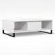 Table basse de Salon rectangle - Modu – Blanc