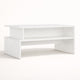 Table basse de Salon rectangle - Sculp – Blanc