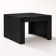 Table basse de Salon carrée - Slab – Chêne noir